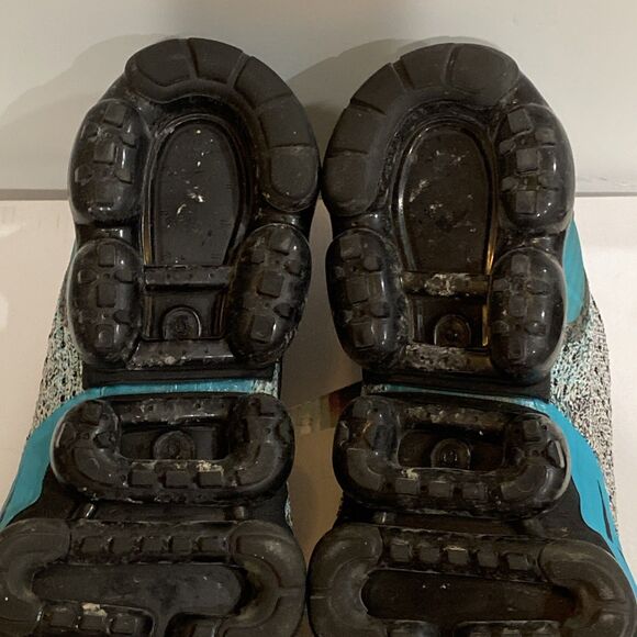 Nike Air VaporMax Flyknit 2 Mens 11.5 Black Dusty Cactus Hyper Jade Sneaker - Picture 13 of 16